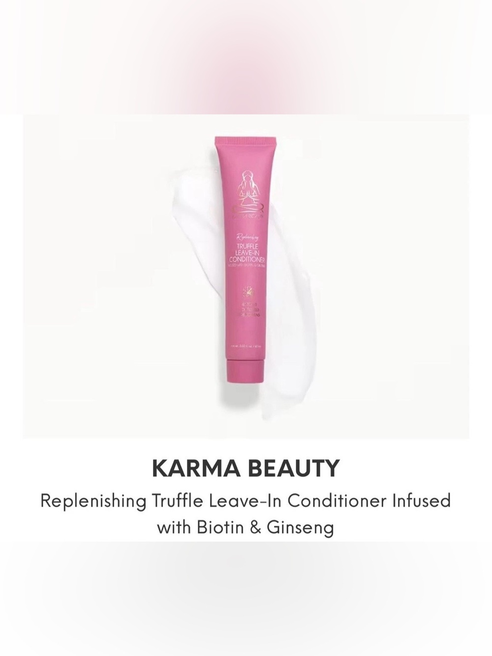 Karma beauty replenishing truffle butter leave in conditioner